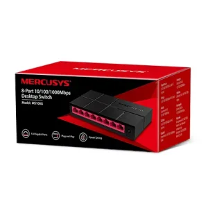 Mercusys 8-Port Gigabit Desktop Switch, 8x Gigabit Ports | MRC-MS108G - Image 4