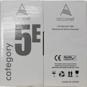 Acconet CAT5e Indoor Ethernet Cable 100m White Solid Copper UTP Pull Box | CAT5-100-SC - Image 3