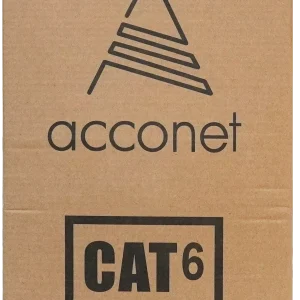 Acconet CAT6 UV Outdoor Ethernet Cable 100m Black Solid Core SF/TP Pull Box | CAT6U-100-SC - Image 2
