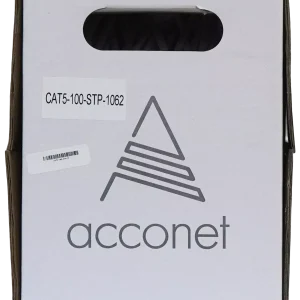 Acconet CAT5e Indoor Ethernet Cable 100m White Solid Copper STP Pull Box | CAT5-100-SC-STP - Image 4
