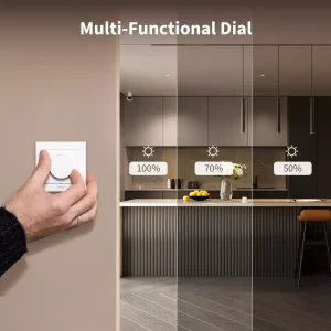 Aqara Dimmer Switch H2 EU 2 in 1 With Neutral & No Neutral (White)  | AQ-CTRL-DIM-SW-WALL-W - Image 6