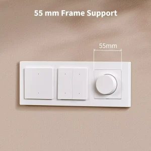 Aqara Dimmer Switch H2 EU 2 in 1 With Neutral & No Neutral (White)  | AQ-CTRL-DIM-SW-WALL-W - Image 8