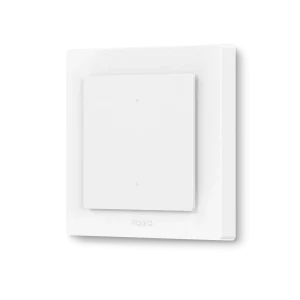 Aqara Light Switch H2 EU - 2 in 1 With Neutral & No Neutral (2 Buttons, 1 Channel) | AQ-CTRL-SW2-WALL - Image 2