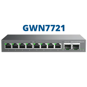 Grandstream Enterprise 8 port Lite Cloud Managed 2.5GbE Switch | GWN7721 - Image 3