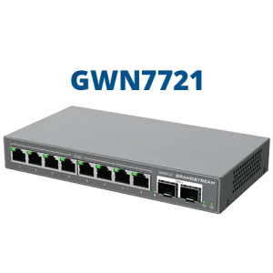 Grandstream Enterprise 8 port Lite Cloud Managed 2.5GbE PoE Switch | GWN7721P - Image 2