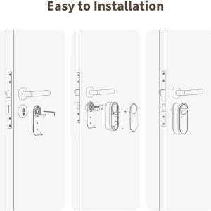 Aqara U200 Lite Matter Retrofit Smart Lock Kit |  EL-D03D-BLACK - Image 5