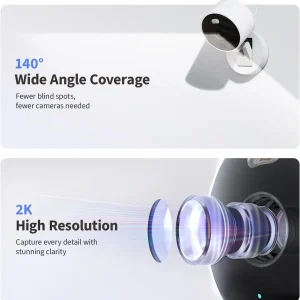 Aqara G100 Select 2K Security Camera White| AQ-CAM-G100-W - Image 2
