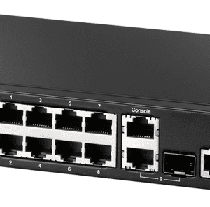 ES3510MA Fast Ethernet Layer 2/4 switch featuring 10 ports; 8 10/100 - Image 2