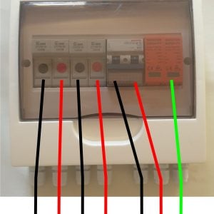 Acconet 250V Protection Box 2 Inputs 1 Outputs 50A Isolator 10A fuses - Image 2