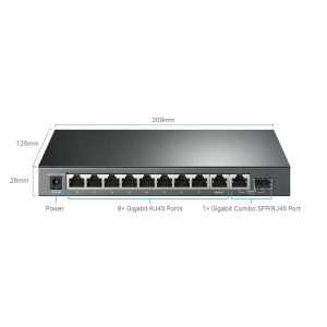 TP-Link 10-Port Gigabit PoE+ Easy Smart Switch | TL-SG1210MPE - Image 3