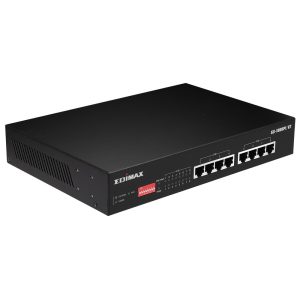 Edimax 8 Port, Unmanaged, Long Range, Gigabit PoE+ Switch with DIP Switch - Image 3