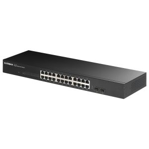 Edimax 24 Port, Unmanaged, Gigabit Switch with 2 SFP Ports - Image 2