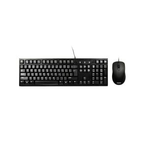 Port Black Wired Keyboard & Mouse Combo - Image 1