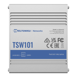 Teltonika 5-Port Gigabit Automotive PoE+ Switch | TSW101 - Image 2