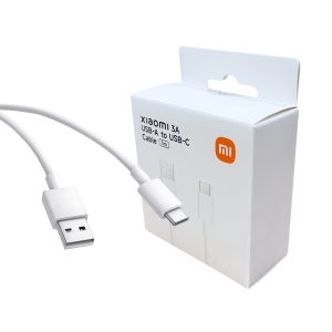 Xiaomi 3A USB-A to USB Type-C Cable 1M - White - Image 1