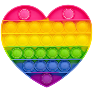 Sceedo Pop It Bubble Heart Fidget - Image 1