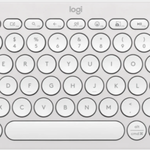 Logitech Pebble Keys 2 K380s White Bluetooth Keyboard - Image 1
