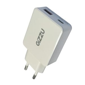 Gizzu 2-Port 65W GaN Wall Charger - Image 1