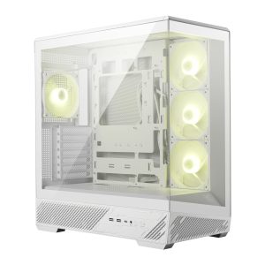 MSI MAG PANO 130R PZ ATX Gaming Chassis - White - Image 1