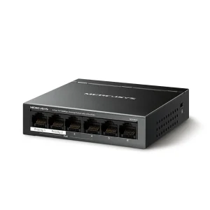 Mercusy 6-Port 10/100 Mbps Desktop Switch with 4-Port PoE+ | MS106LP - Image 3
