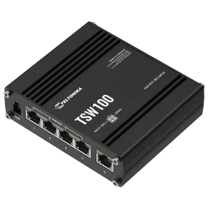 Teltonika Industrial Unmanaged 5 Port PoE+ Ethernet Switch | TSW100 - Image 2