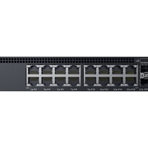 Dell Networking X1018 Smart Web Managed Switch/ 16x 1GbE and 2x 1GbE SFP ports Lifetime Limited Hardware Warranty Minimum Warranty ( add 575 BBEE to make the switch rackmountable ) - Image 2