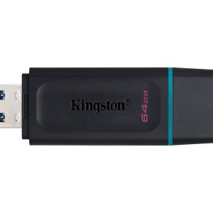 Kingston 64GB USB 3.2 DataTraveler Exodia USB Flash Drive with Protective Cap and Keyring - Image 1