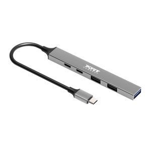 Port USB Type-C Hub 4 x USB + 1 x Charging Port - Image 1