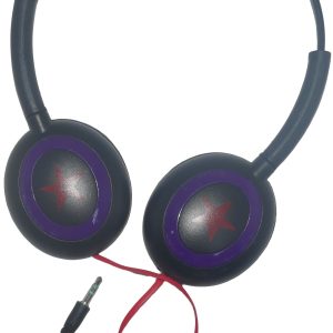 UniQue Stereo Headphone Purple - Image 1