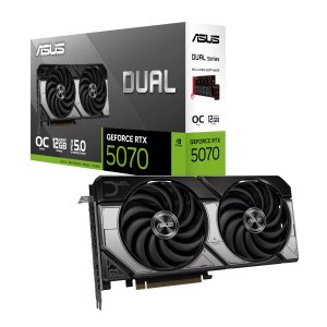 ASUS Dual GeForce RTX 5070 12GB GDDR7 OC Edition Graphics Card - Image 1