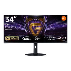 Xiaomi G34WQi 34" 1440p UltraWide VA Curved Gaming Monitor (180Hz, 1ms) - Image 1