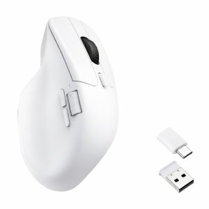 Keychron M6 1K Dual-Wireless Bluetooth and 2.4G Mouse – White - Image 1
