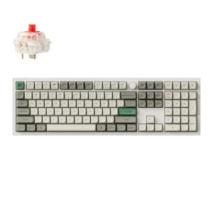 Keychron Q6 Max QMK/VIA Wireless Custom Mechanical Keyboard KSA Gateron Red Jupiter Switches - Shell White - Image 1