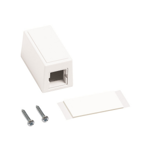 CommScope M101 Type Surface Mount Box With Single Port Outlet Cable - Image 1