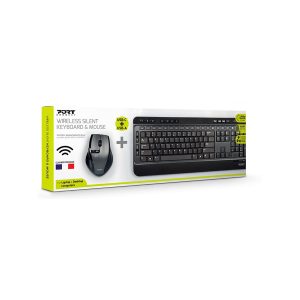 Port Black Wireless Keyboard & Mouse Combo - Image 1
