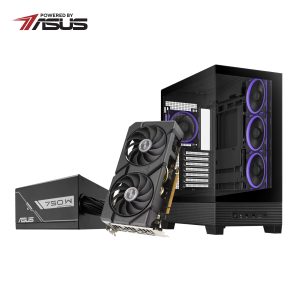 Asus UWM 2 Gaming Chassis/Graphics Card/Power Supply Combo (A31 PLUS | RX 7600 | PRIME 750W) - Image 1