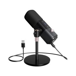 NearStream Podcast/Condenser Microphone with Desk Stand - Image 1