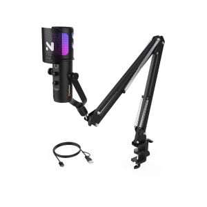 NearStream PC/Condenser Noise Canceling Microphone with Boom Arm - Image 1