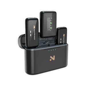 NearStream AWM20T AI Noise-Canceling Premium Lavalier Dual Wireless Microphones - Image 1
