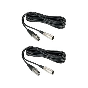 NearStream Balanced XLR Male to Female Microphone Cable 2m - 2 pack - Image 1