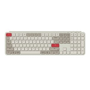 Keychron B6 Pro Ultra-Slim 100% Wireless Keyboard – Retro Red - Image 1