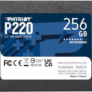 Patriot P220 SATA III 2.5 Inches 256GB SSD - Image 1