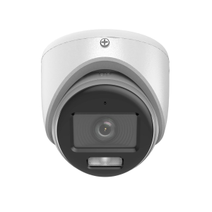 Hikvision 2MP Smart Hybrid Light Colorvu Fixed Turret Analog Camera - Image 1