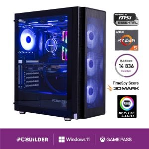 PCBuilder Ryzen 5 9600X NEXUS Windows 11 Gaming PC - Image 1