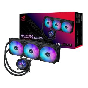 Asus ROG STRIX LC III 360 ARGB LCD All-in-one CPU Liquid Cooler - Black - Image 1