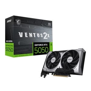 MSI GeForce RTX 5050 8G VENTUS 2X OC Graphics Card - Image 1