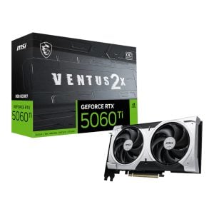 MSI Nvidia GeForce RTX 5060TI VENTUS 2X OC PLUS 8GB Graphics Card - Image 1