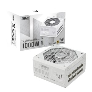Asus TUF Gaming 1000W 80 PLUS Gold ATX Modular Power Supply - White - Image 1