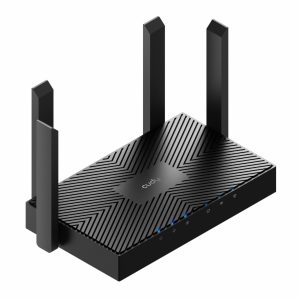 Cudy AX3000 5-Port Gigabit Dual-Band Wi-Fi 6 Mesh Router – Black - Image 1