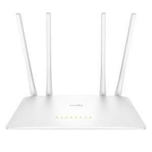 Cudy WR300S 300Mbps 5-Port Wi-Fi 4 Router – White - Image 1